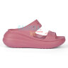 Розовые шлепанцы Crocs Classic Crush sandal