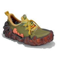 Кроссовки желто-зеленые Crocs Salehe Bembury x Juniper
