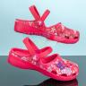 Малиновые сандалии для девочек CROCS Karin Butterfly Clog Girls Raspberry