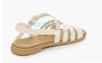 Женские сандалии белого цвета Women's Crocs Tulum Sandal