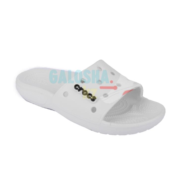 Белые шлепанцы Crocs Classic Slide