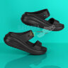 Черные шлепанцы Crocs Classic Crush sandal