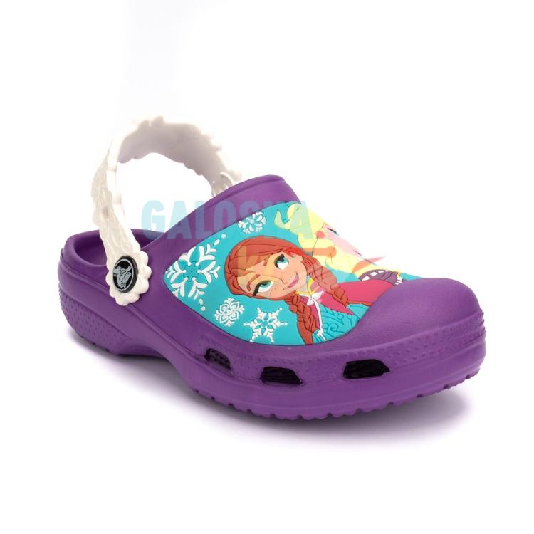 Детские фиолетовые сабо Kids' Creative Crocs Frozen Clogs Clog