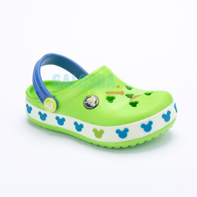Детские сабо зеленого цвета CROCS Kids’ Mickey Mouse Clog
