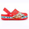 Красные сабо для мальчиков CROCS Kids' Crocband Fun Lab Captain America Clog