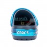 Синие сабо для мальчиков CROCS Kids' Fun Lab Shark Band Clog