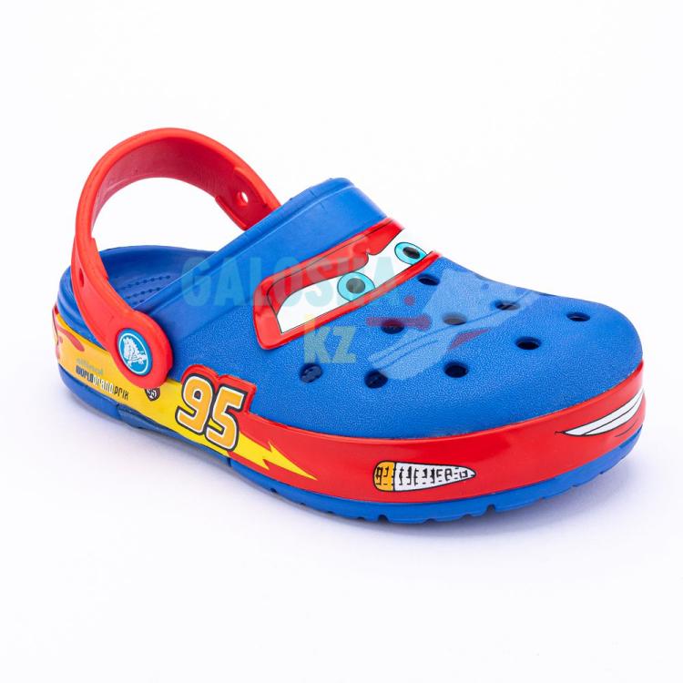 Синие сабо для мальчиков CROCS Kids' Fun Lab Disney and Pixar Cars Band Lights Clog Синие сабо для мальчиков CROCS Kids' Fun Lab Disney and Pixar Cars Band Lights Clog