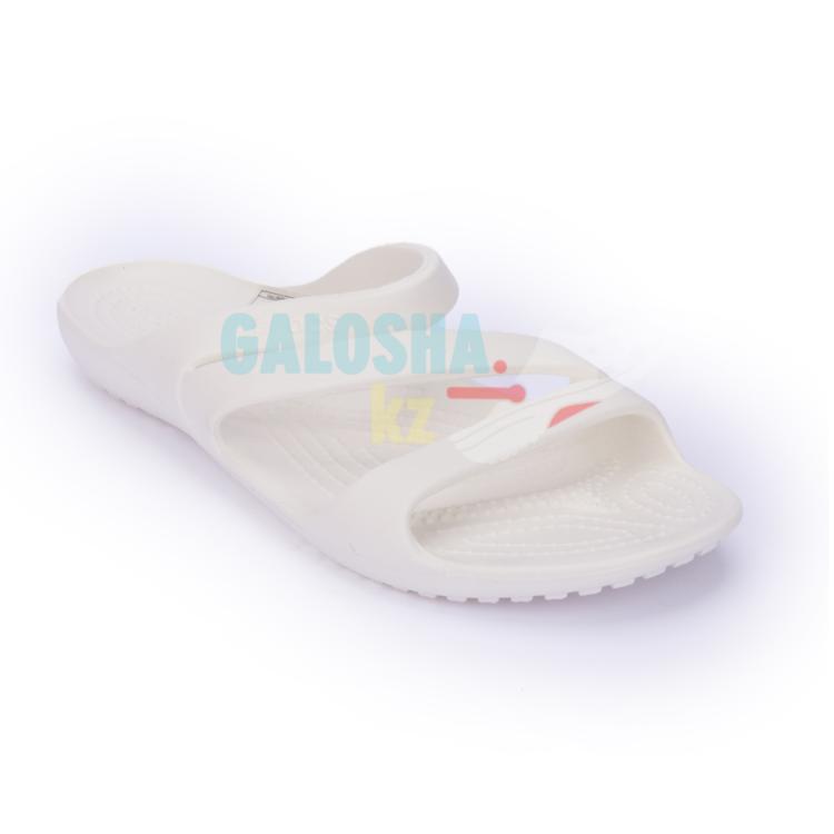 Женские белые шлепанцы CROCS Women's Kadee II Sandal