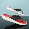 Черно красные шлепанцы CROCS LiteRide Flip