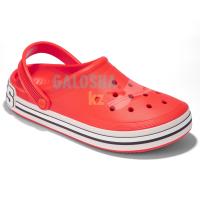 Красные Crocs Off Court Logo Clog Férfi