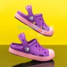 Детские фиолетовые сабо Crocs Kids' Bump It Clog