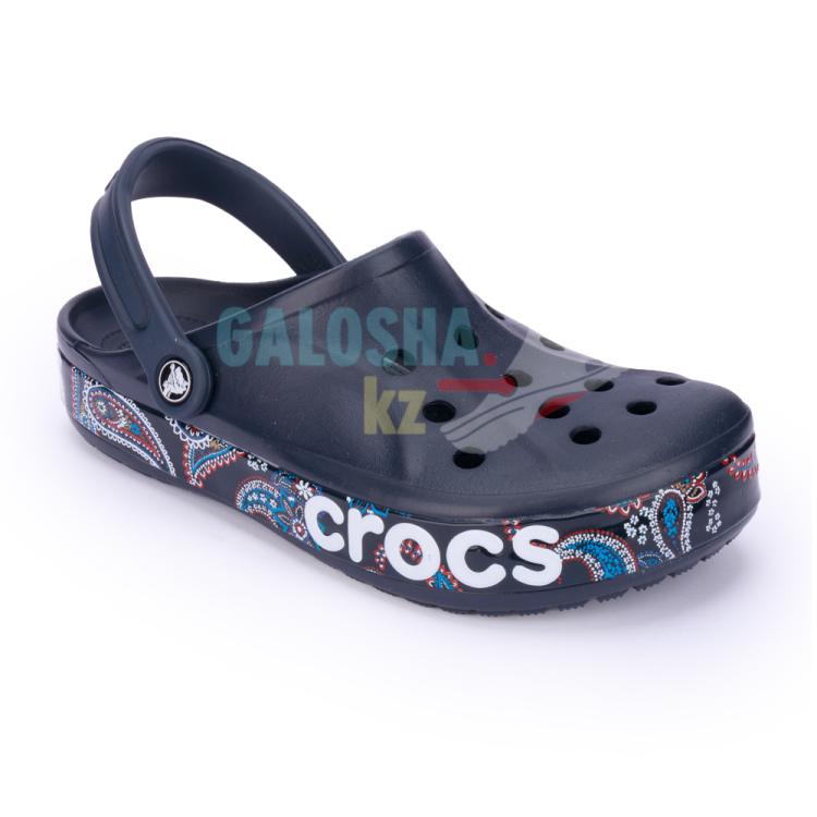 Женские темно-синие сабо CROCS Bayaband Bandana Print Clog Женские темно-синие сабо CROCS Bayaband Bandana Print Clog