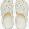 Белые сабо Crocs Classic Floral Cut Out Clog