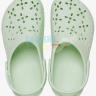 Мятные сабо Crocs Classic Floral Cut Out Clog