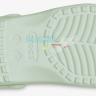 Мятные сабо Crocs Classic Floral Cut Out Clog