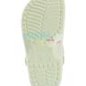 Мятные сабо Crocs Classic Floral Cut Out Clog