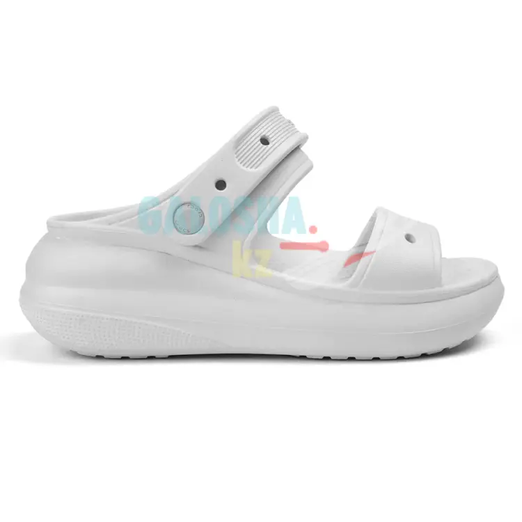 Белые Сандалии Crocs Classic Crush Slide  sandal