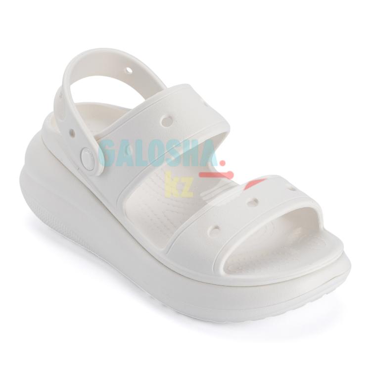 Белые Сандалии Crocs Classic Crush Slide  sandal