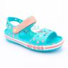 Детские бирюзовые с пальмами сандалии CROCS Kids' Bayaband Sandal