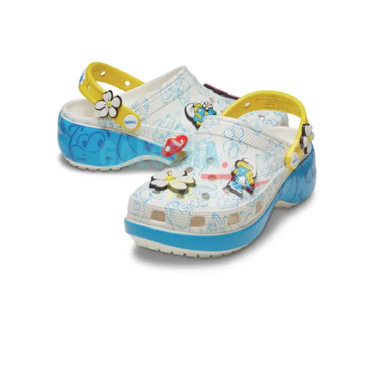 Сабо Crocs Women Smurfs Classic Platform Clog