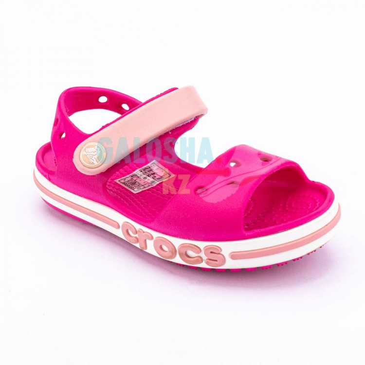 Детские розовые сандалии CROCS Kids' Bayaband Sandal