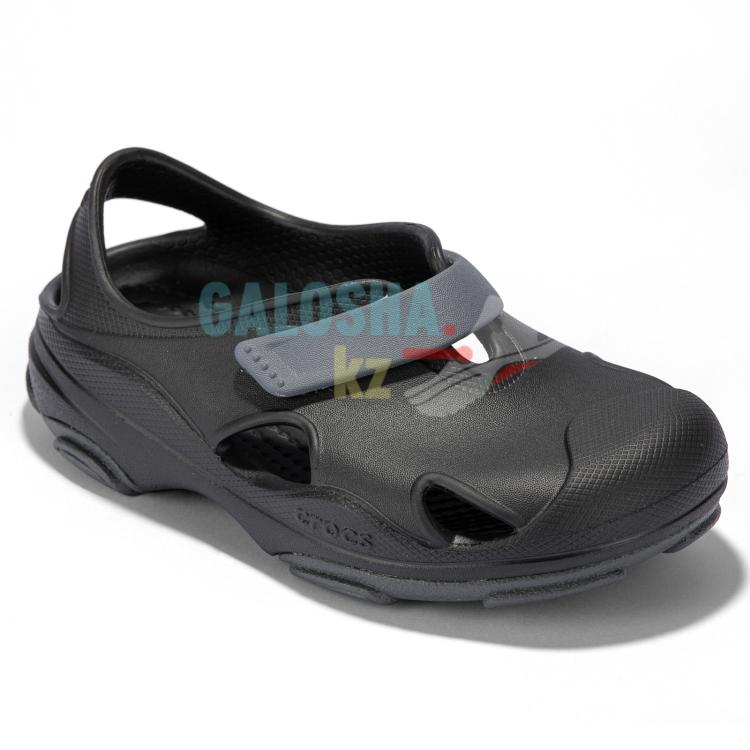 Детские черные сандалии Crocs Toddler Crocs All Terrain Fisherman Sandals