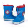 Детские зимние  сапоги голубого цвета Crocs Kids CrocsLights Gust Boot PS