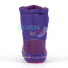 Детские зимние  сапоги фиолетового цвета Crocs Kids Crocband LodgePoint Boot