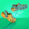 Детские радужные  Crocs Classic Marbled Kids Clogs