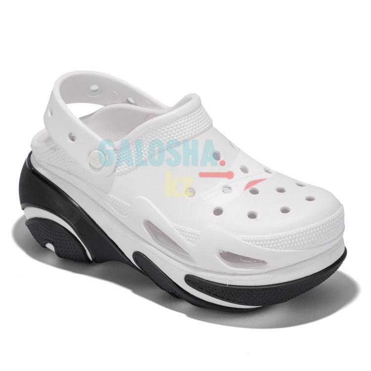 Белые сабо Crocs Bubble Crush Clog