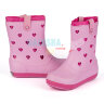 Бледно-розовые резиновые  сапоги для девочек Girls' Crocs Crocband Airy Hearts Boot PS