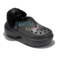 Черные Сабо Crocs Stomp Lined Clog
