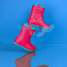 Малиновые резиновые  сапоги для девочек Girls' Crocs Crocband Airy Hearts Boot PS