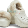 Бежевые Сабо Crocs Stomp Lined Clog
