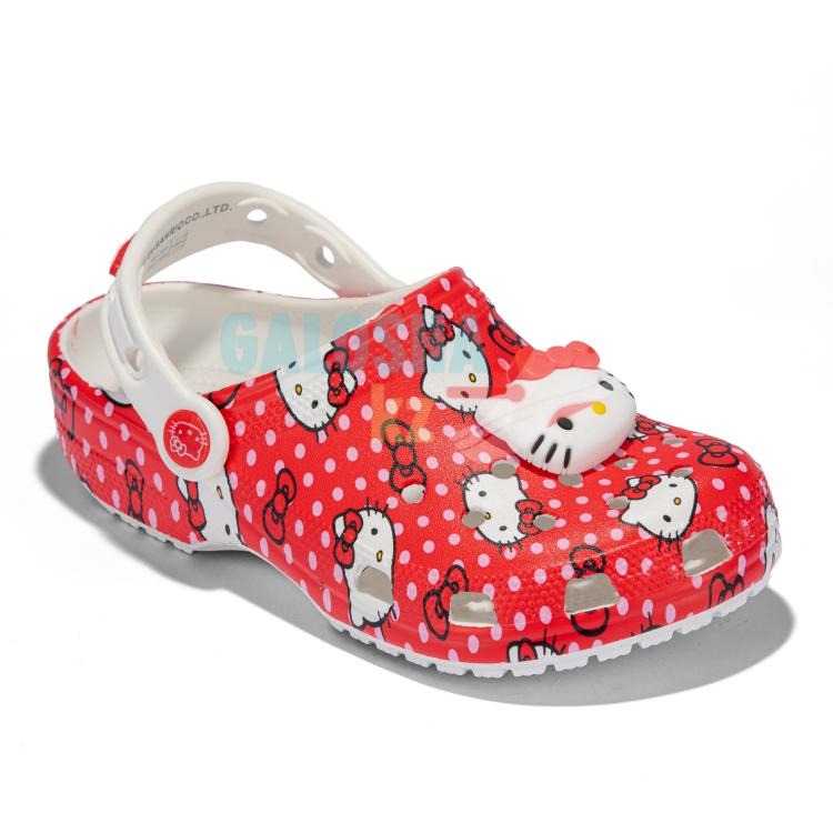 Детские Сабо Crocs Kids Hello Kitty Red Classic Clog