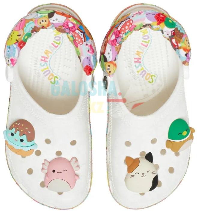 Белые Crocs  Squishmallows Classic Clog