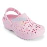 Розовые сабо Crocs Classic Floral Cut Out Clog