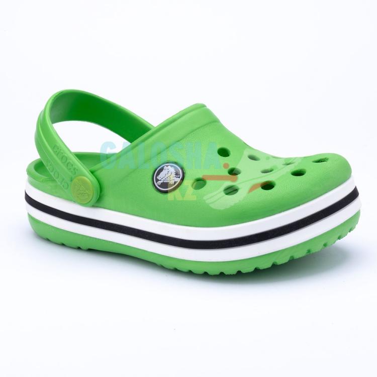 Детские зеленые сабо CROCS Crocband™ clog Детские зеленые сабо CROCS Crocband™ clog
