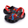 Детские черные сабо Kids' Creative Crocs  Spider-Man Lights Clog