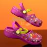 Фиолетовые сандалии для девочек CROCS Karin Small Strawberry Clog Girls