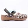 Леопардовый сандалии для девочек CROCS Karin Leopard Clog Girls