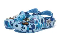 Сабо Синий Bape x Crocs Classic Clog