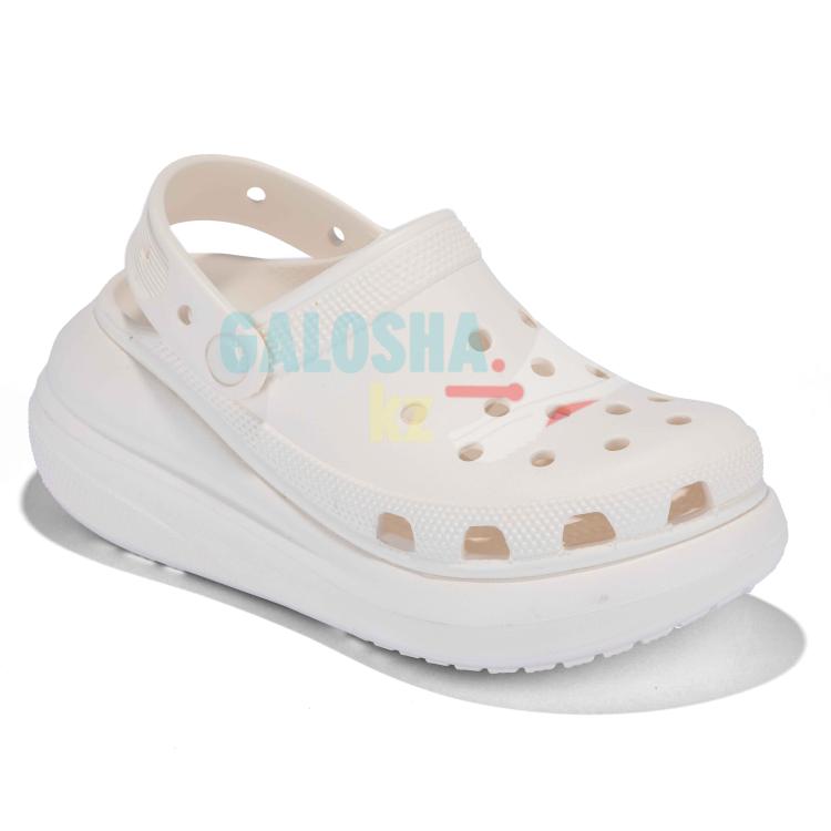 Белые Crocs Classic Crush Clog