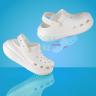 Белые Crocs Classic Crush Clog