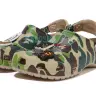 Сабо Зеленый камуфляж Bape x Crocs Classic Clog