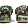 Сабо Зеленый камуфляж Bape x Crocs Classic Clog