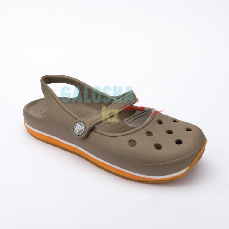 Женские сандалии коричневого цвета CROCS Women's Retro Mary Jane