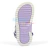 Белые c фиолетовым Сабо  CROCS Classic Hiker Clog