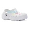Белые сабо Crocs Kids Baya Clog
