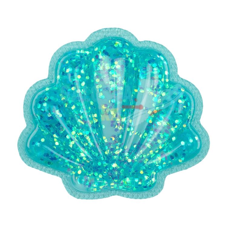 ракушка с красочными блестками внутри 3D